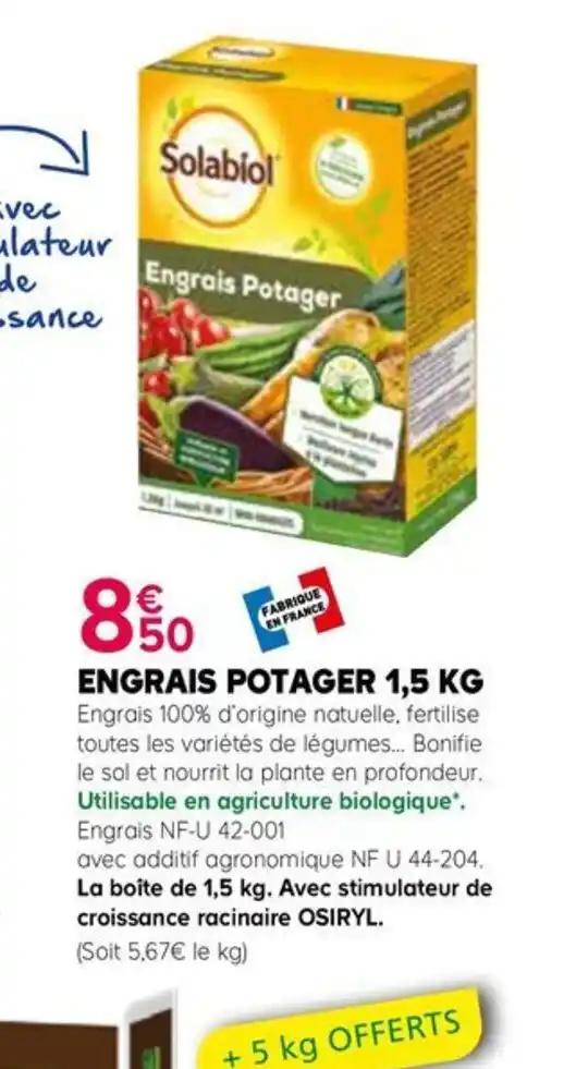 ENGRAIS POTAGER 1,5 KG