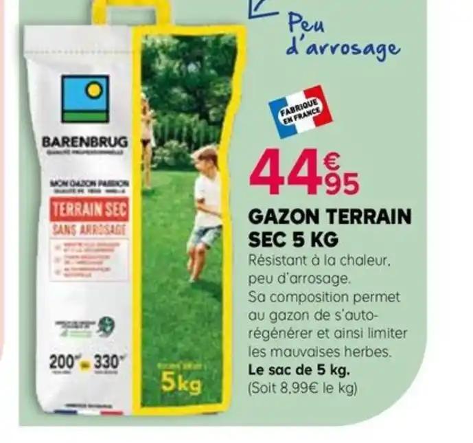 GAZON TERRAIN SEC 5 KG