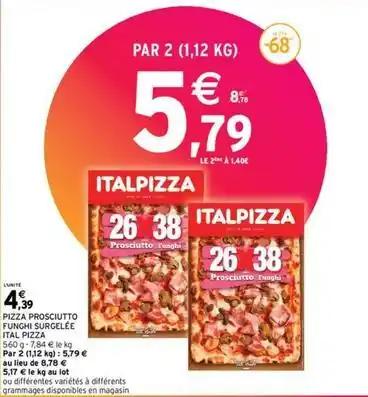 Pizza surgelée