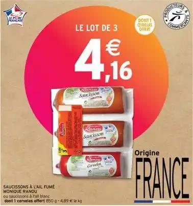 Saucisson à l'ail