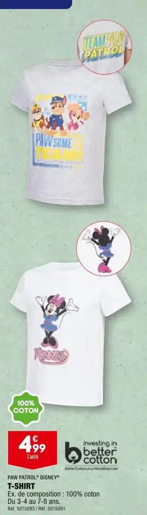 PAW PATROL / DISNEY T-SHIRT