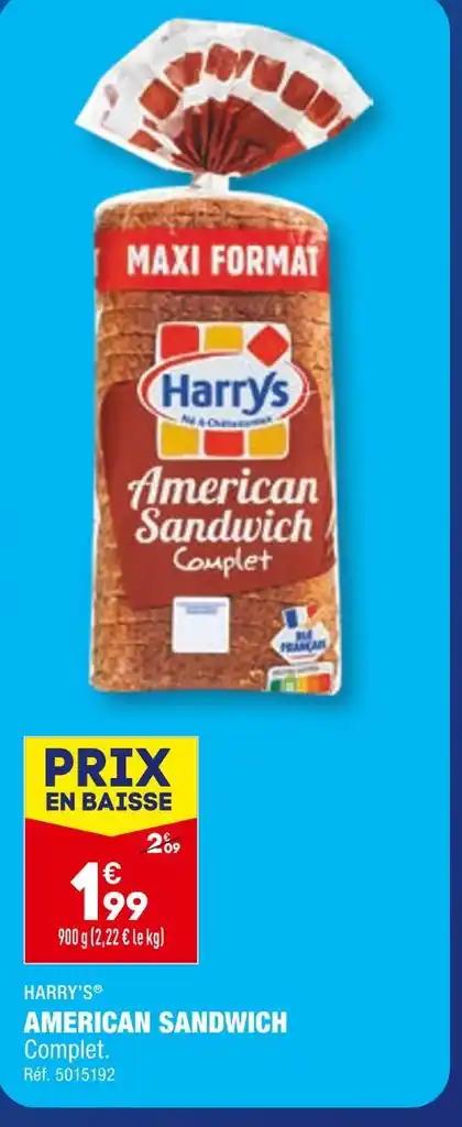 HARRY’S AMERICAN SANDWICH