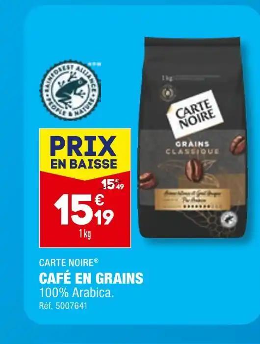 CARTE NOIRE CAFÉ EN GRAINS