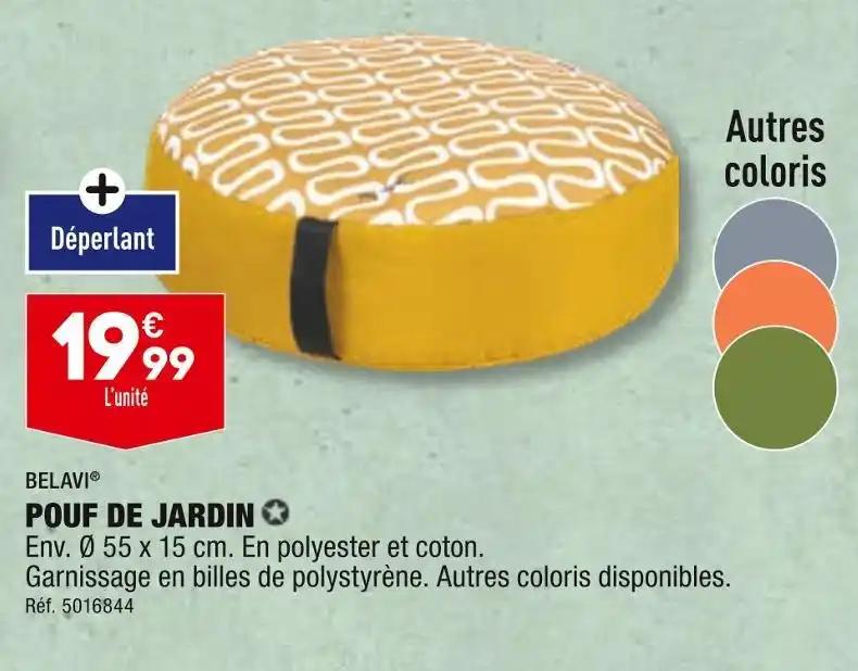 BELAVI POUF DE JARDIN