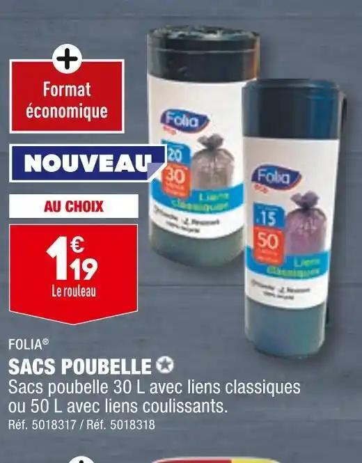 FOLIA SACS POUBELLE