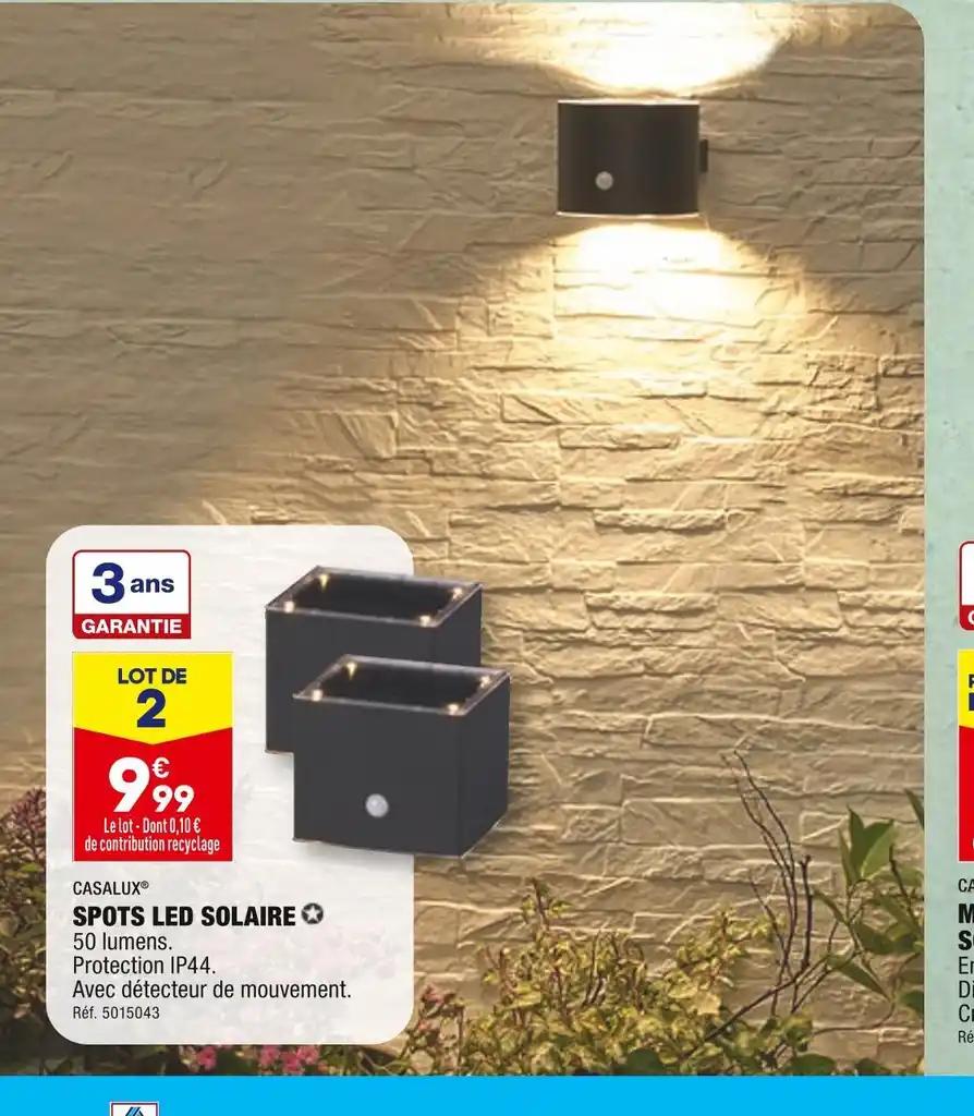CASALUX SPOTS LED SOLAIRE