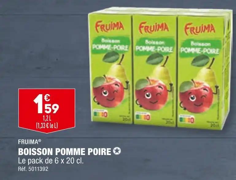 BOISSON POMME POIRE