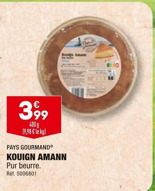 PAYS GOURMAND KOUIGN AMANN