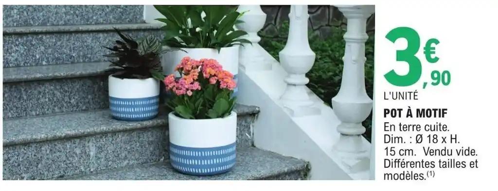 POT À MOTIF