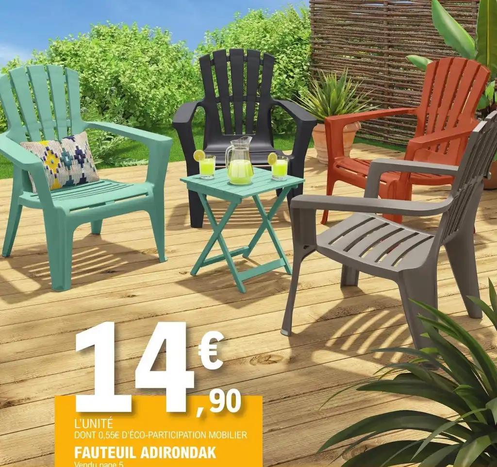 FAUTEUIL ADIRONDAK