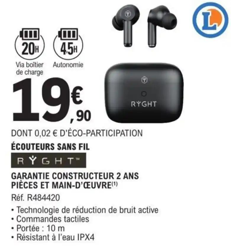 ÉCOUTEURS SANS FIL