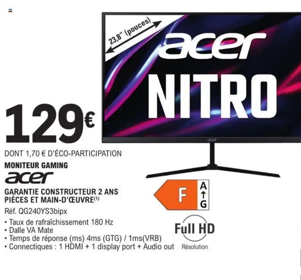 MONITEUR GAMING