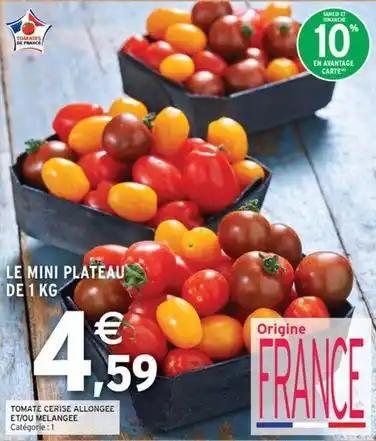 Le mini plateau