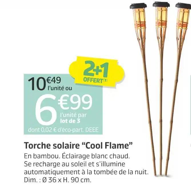 Torche solaire “Cool Flame”