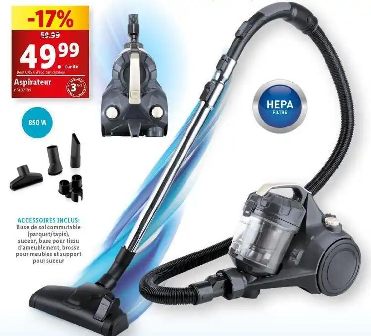 Hepa - accessoires inclus