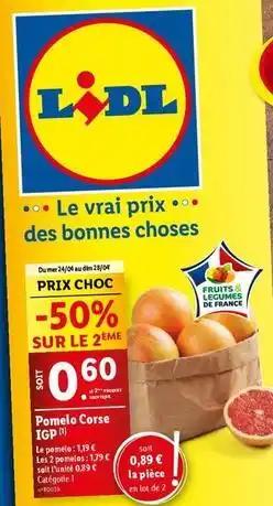 Pomelo corse igp