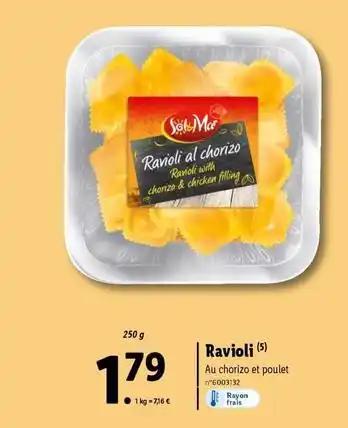 Sol & mar - ravioli