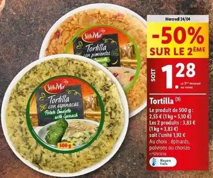Sol mar - tortilla