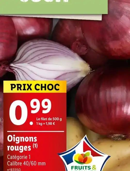 Oignons rouges