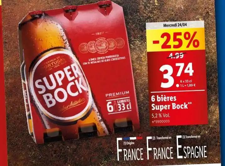 Super Bock 6 bières