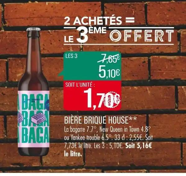 BRIQUE HOUSE BIÈRE
