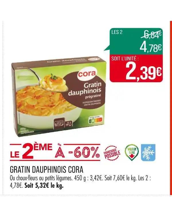CORA GRATIN DAUPHINOIS