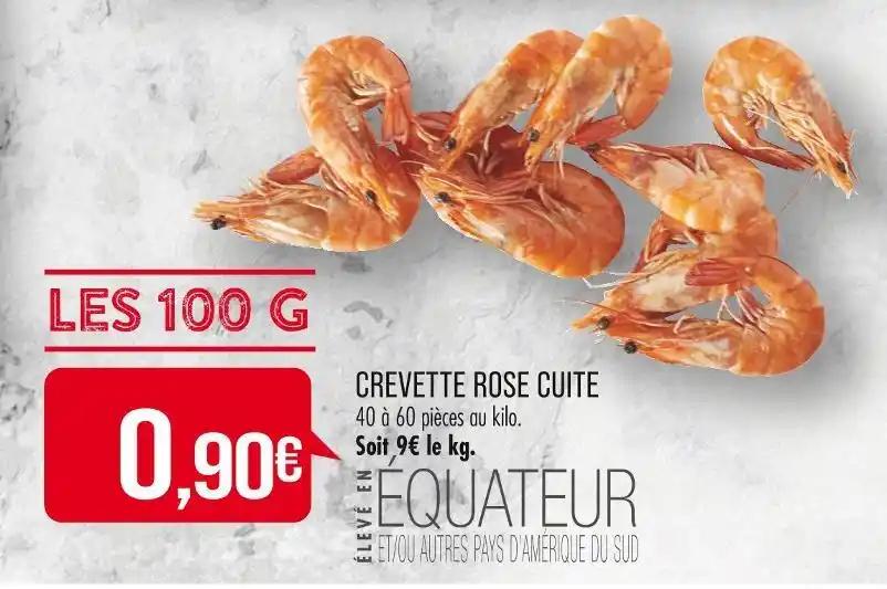 CREVETTE ROSE CUITE