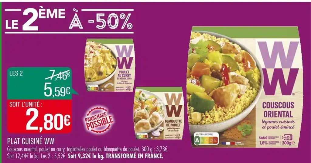 WW PLAT CUISINÉ