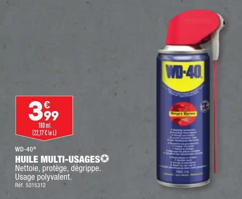 WD-40 HUILE MULTI-USAGES✪
