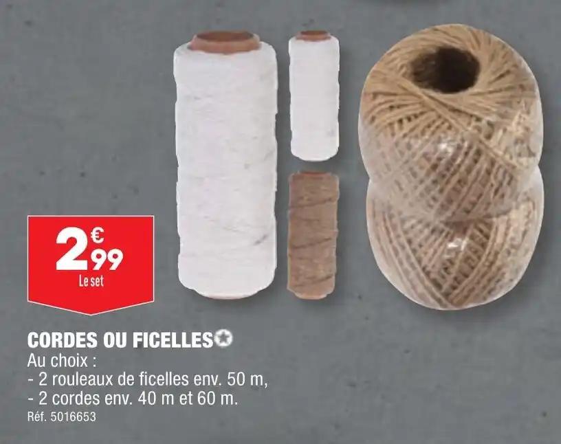 CORDES OU FICELLES✪