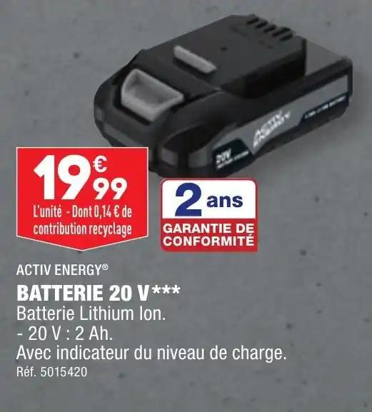 ACTIV ENERGY® BATTERIE 20 V***