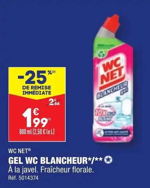 WC NETⓇ GEL WC BLANCHEUR*/**✪