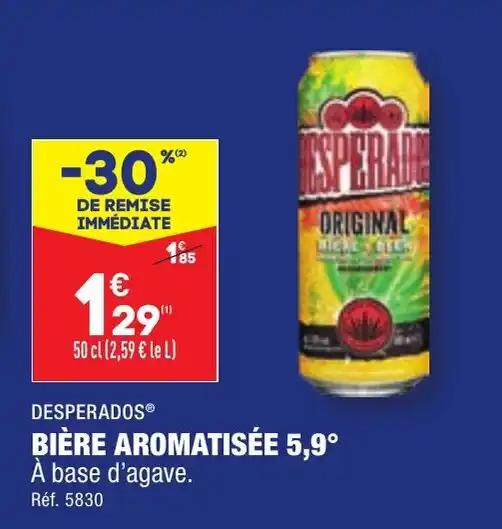 BIÈRE AROMATISÉE 5,9°