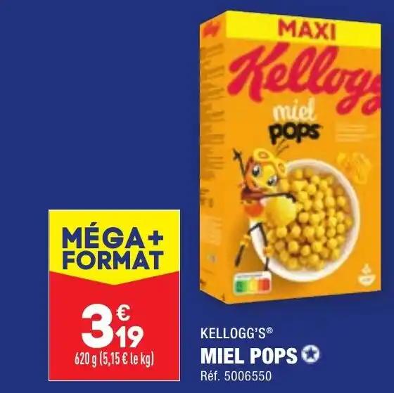 KELLOGG'S® MIEL POPS✪