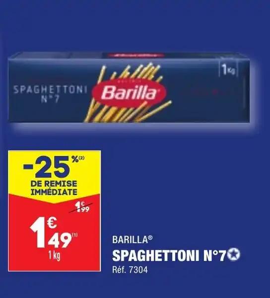 BARILLA® SPAGHETTONI N°7✪