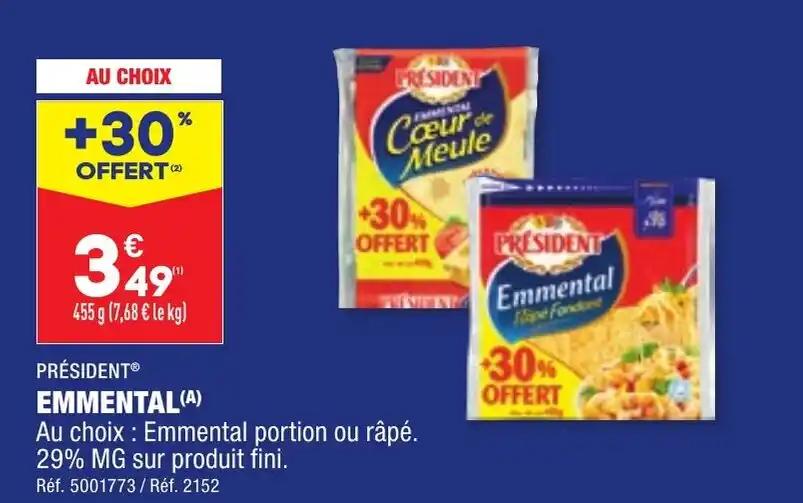 PRÉSIDENT® EMMENTAL(A)