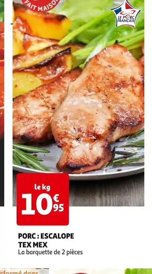 PORC: ESCALOPE TEX MEX