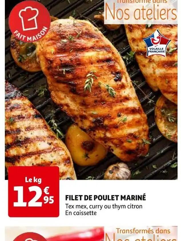 FILET DE POULET MARINÉ