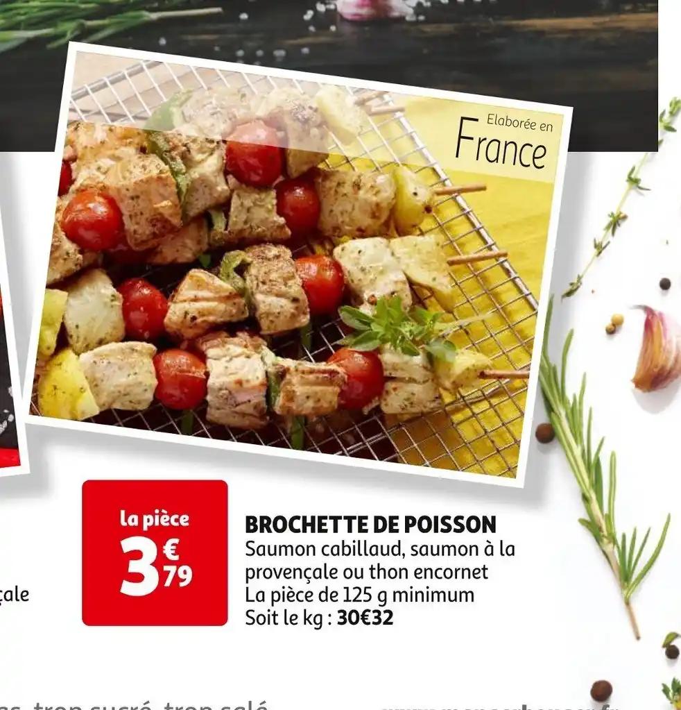 BROCHETTE DE POISSON