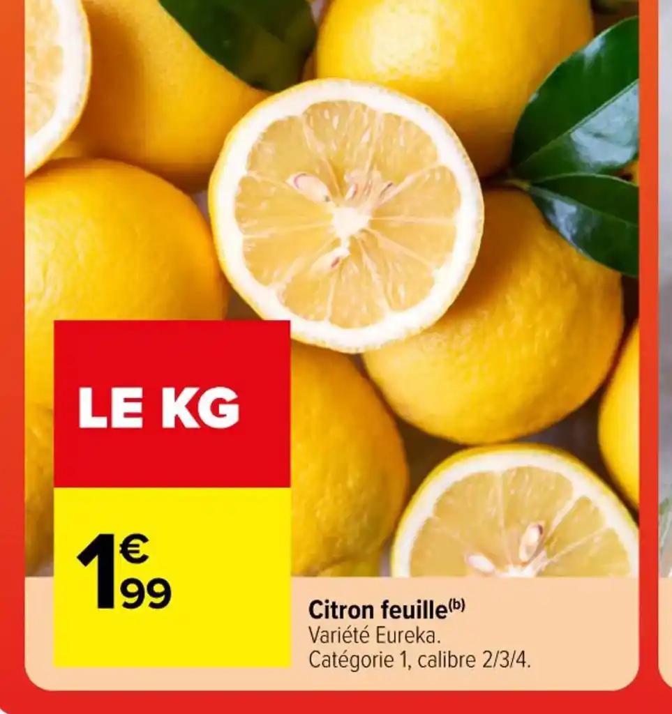 Citron feuille