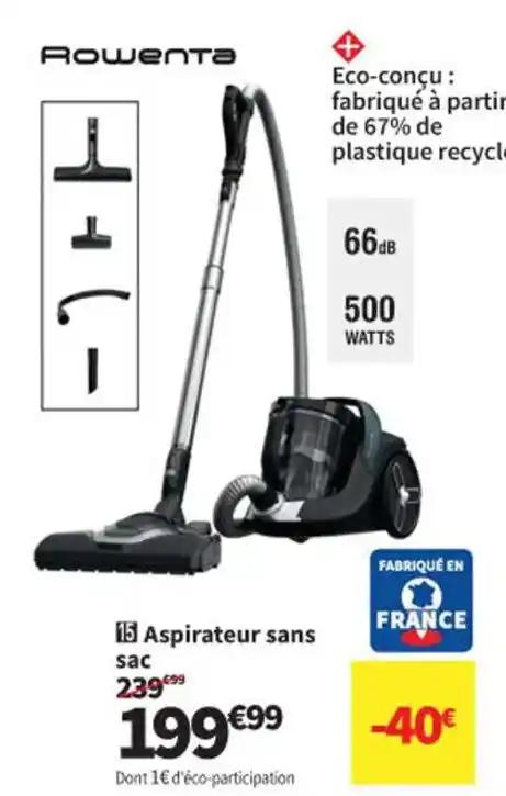 Aspirateur sans sac