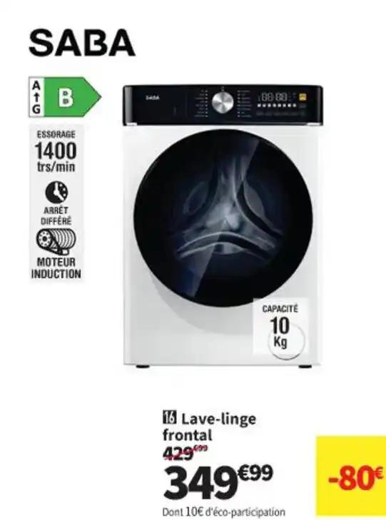 Lave-linge frontal