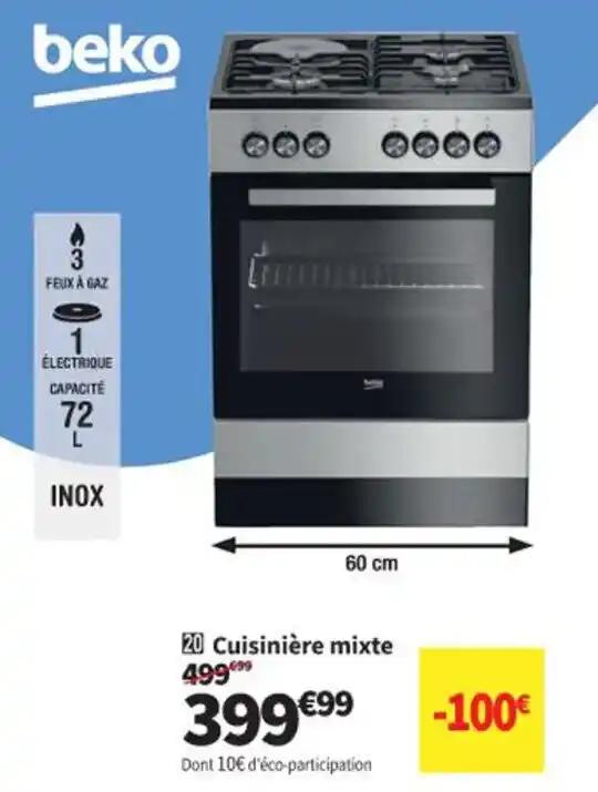 Cuisinière mixte