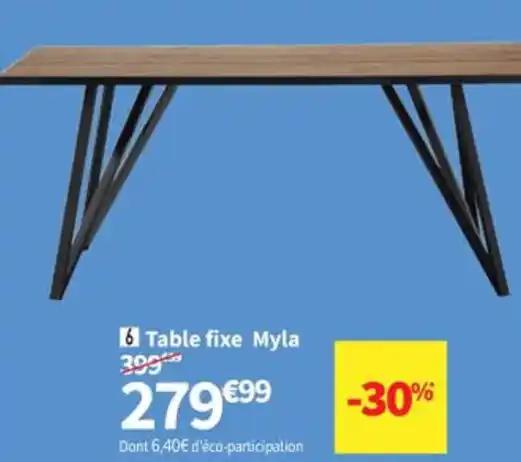 Table fixe Myla