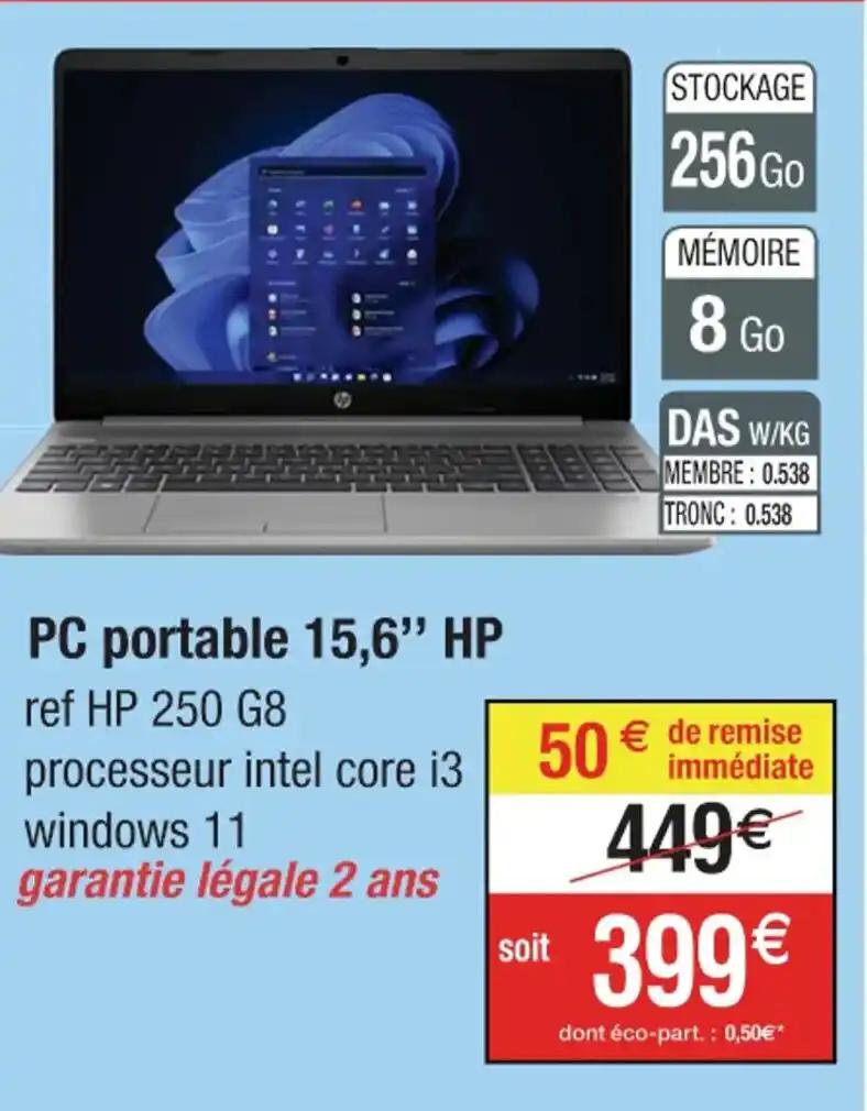 PC portable 15,6" HP