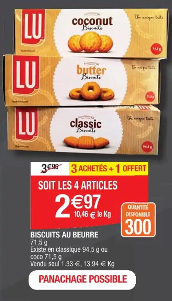 BISCUITS AU BEURRE