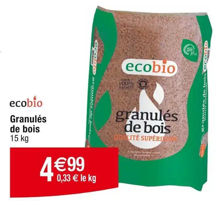 ecobio Granulés de bois