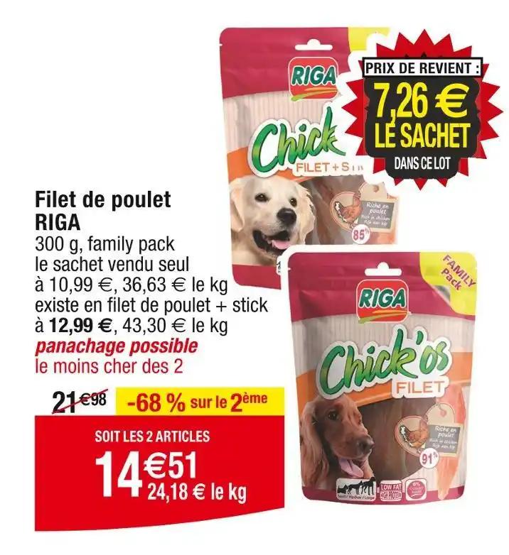 RIGA Filet de poulet