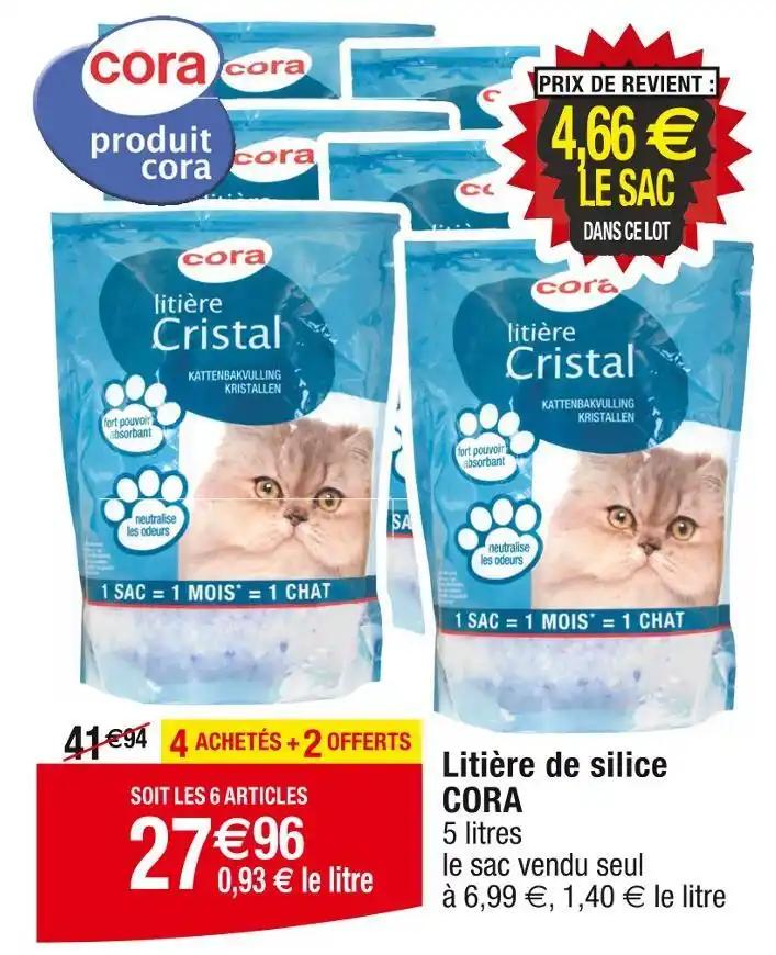 CORA Litière de silice