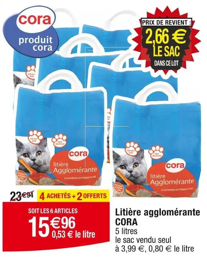 CORA Litière agglomérante